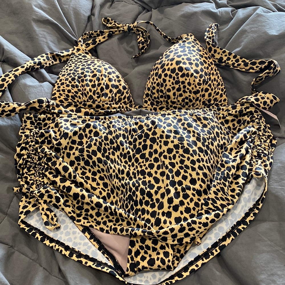 Leopard print swimsuit